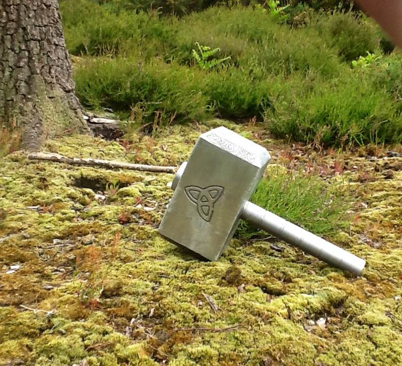 Thor's Hammer casting, detail